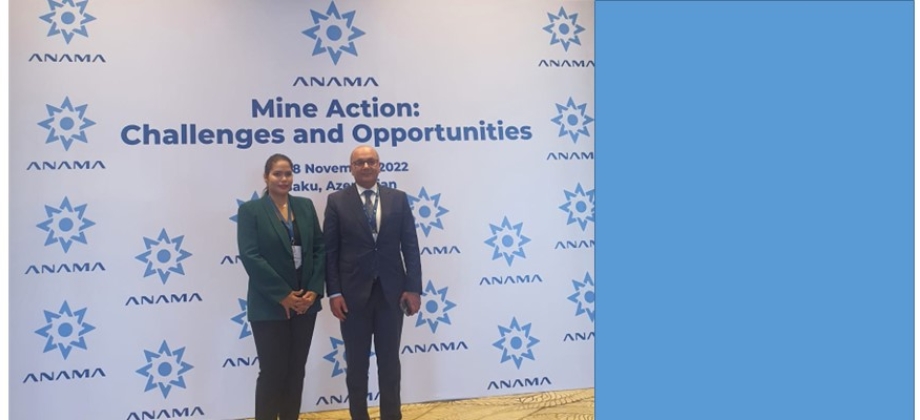 Embajada de Colombia participa en la Conferencia internacional “Acción contra minas: Desafíos y oportunidades”