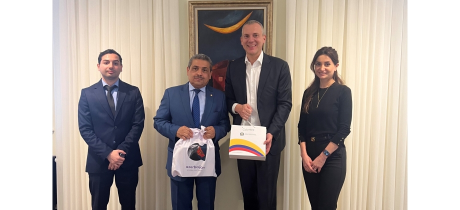 El Embajador de Colombia y el CEO de la Junta de Turismo de Azerbaiyán exploran oportunidades para el turismo bilateral