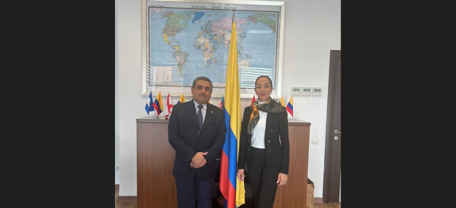 El Embajador de Colombia en Azerbaiyán fortalece la colaboración cultural con la Academia de Coreografía de Bakú