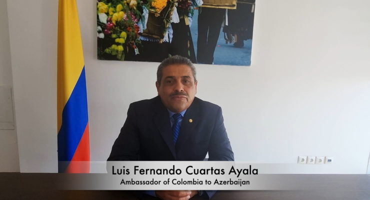La Embajada de Colombia en Azerbaiyán participa el lanzamiento de la XI Versión del Programa "Difusión de la Cultura Colombiana a través de la Enseñanza del Español”