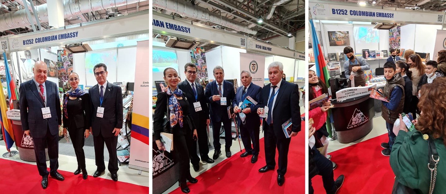 La Embajada de Colombia en Azerbaiyán invita a visitar su pabellón en la 7ª Feria Internacional de Libros de Bakú