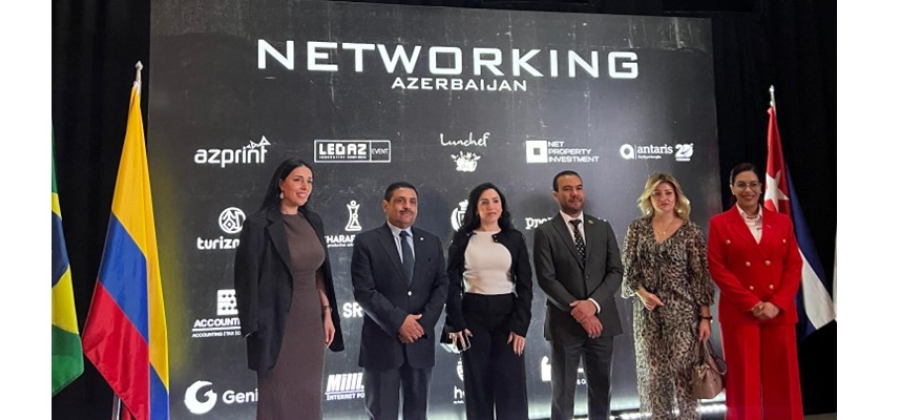 Colombia destaca su potencial comercial en evento de networking con empresarios azerbaiyanos