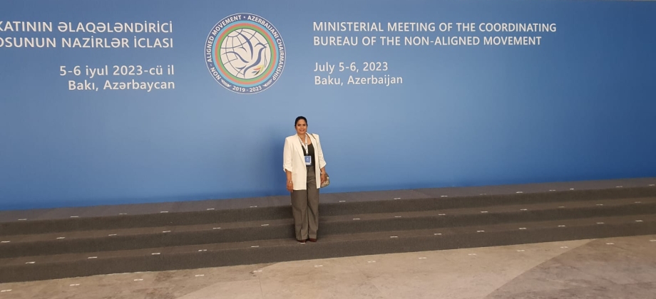 Encargada de Negocios a.i., participa en la Reunión Ministerial del Buró de Coordinación del Movimiento de Países No Alineados