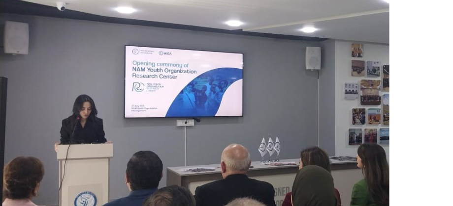 El Embajador participa en la inauguración del Centro de Investigación de la Organización Juvenil del MNOAL