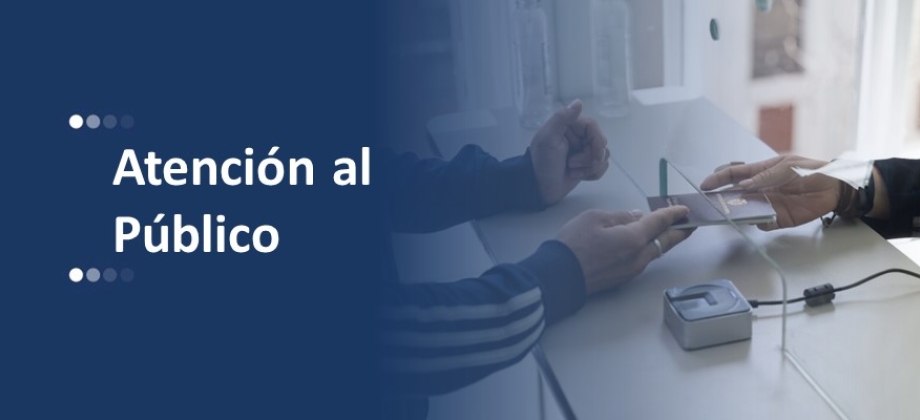 Los días 6 y 9 de junio de 2025 no habrá atención al público en la Embajada de Colombia en Azerbaiyán y su sección consular