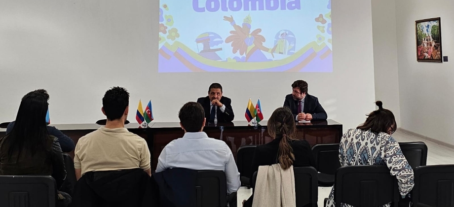 Embajada de Colombia en Azerbaiyán realiza el Primer Encuentro Consular con la comunidad colombiana residente en el país