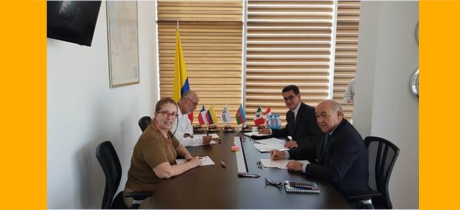 Reunión Alianza del Pacífico en las instalaciones de la Embajada de Colombia en Azerbaiyán