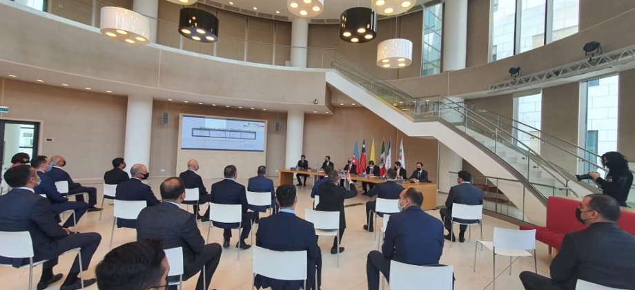 La Embajada de Colombia celebró con sus homólogas de Chile y México en Azerbaiyán el X Aniversario de la Alianza 