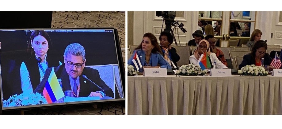 El Embajador de Colombia en Azerbaiyán participa en la Conferencia Internacional sobre "Desarrollo de los Derechos y el Empoderamiento de las Mujeres"