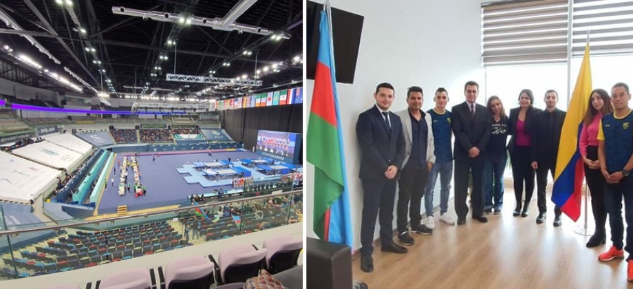 Delegación colombiana participó en la Copa Mundial de Gimnasia de Trampolín 