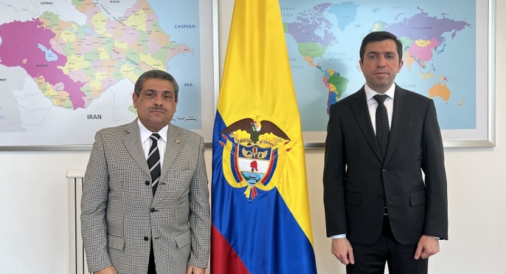 El Embajador de Colombia en Azerbaiyán y el Encargado de Negocios de Azerbaiyán en Colombia buscan fortalecer los vínculos bilaterales