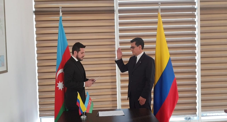 Embajador de Carrera Diplomática y Consular, Luís Antonio Dimaté Cárdenas, tomó posesión como Embajador Extraordinario y Plenipotenciario de Colombia 