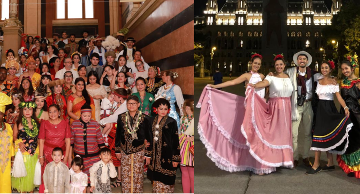 Noche de Cumbiambera, Garabato y Galerón: La Embajada de Colombia en Austria participa en el cierra de la Semana de la Interculturalidad 